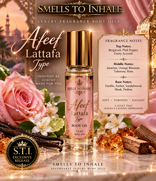Women’s 1/3 oz Niche Body Oil Roll-On – Afeef Lattafa Perfumes Type